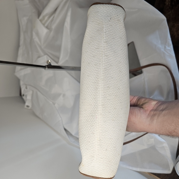 Yves Saint Laurent White and Brown Women's Crossbody Bag - Picture 8 of 12